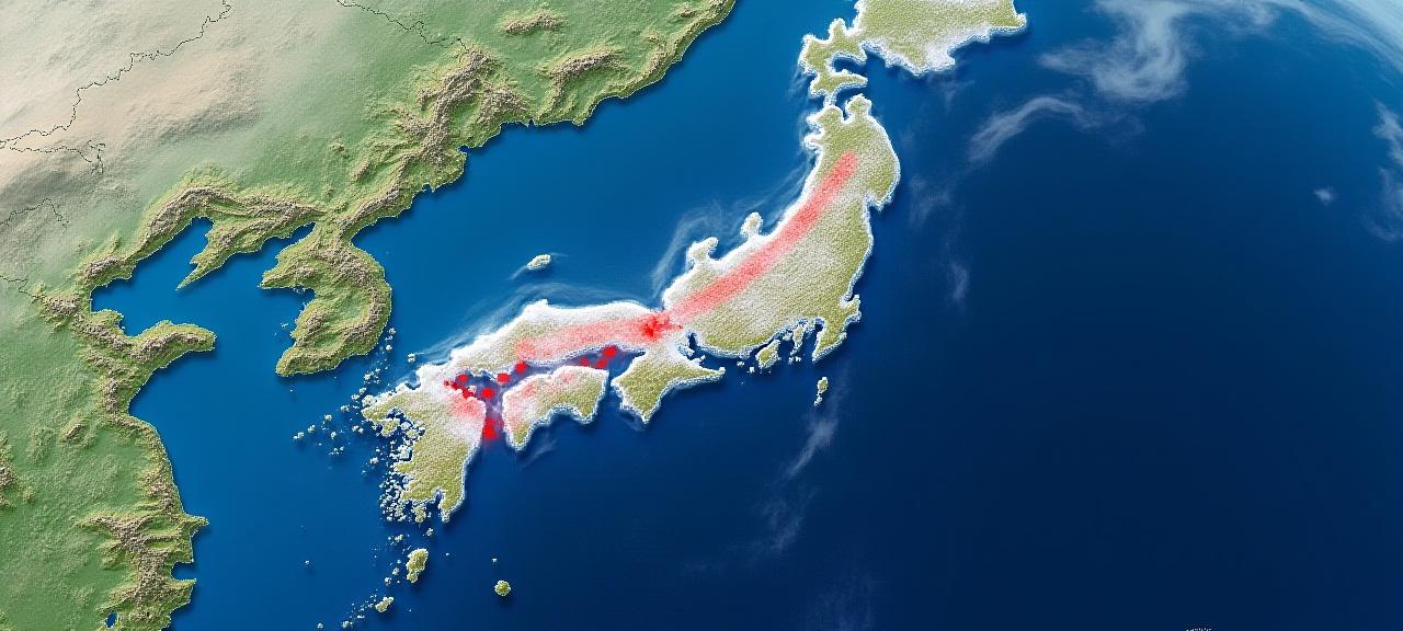 한반도로 접근하는 태풍의 예측 경로와 실제 경로 비교