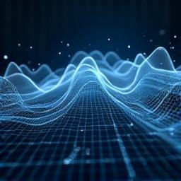 복잡한 데이터 예측 모델을 나타내는 3D 그래프